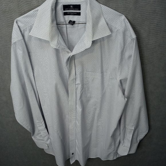 Hart Scaffner & Marx men's long sleeve button fron - Picture 1 of 5